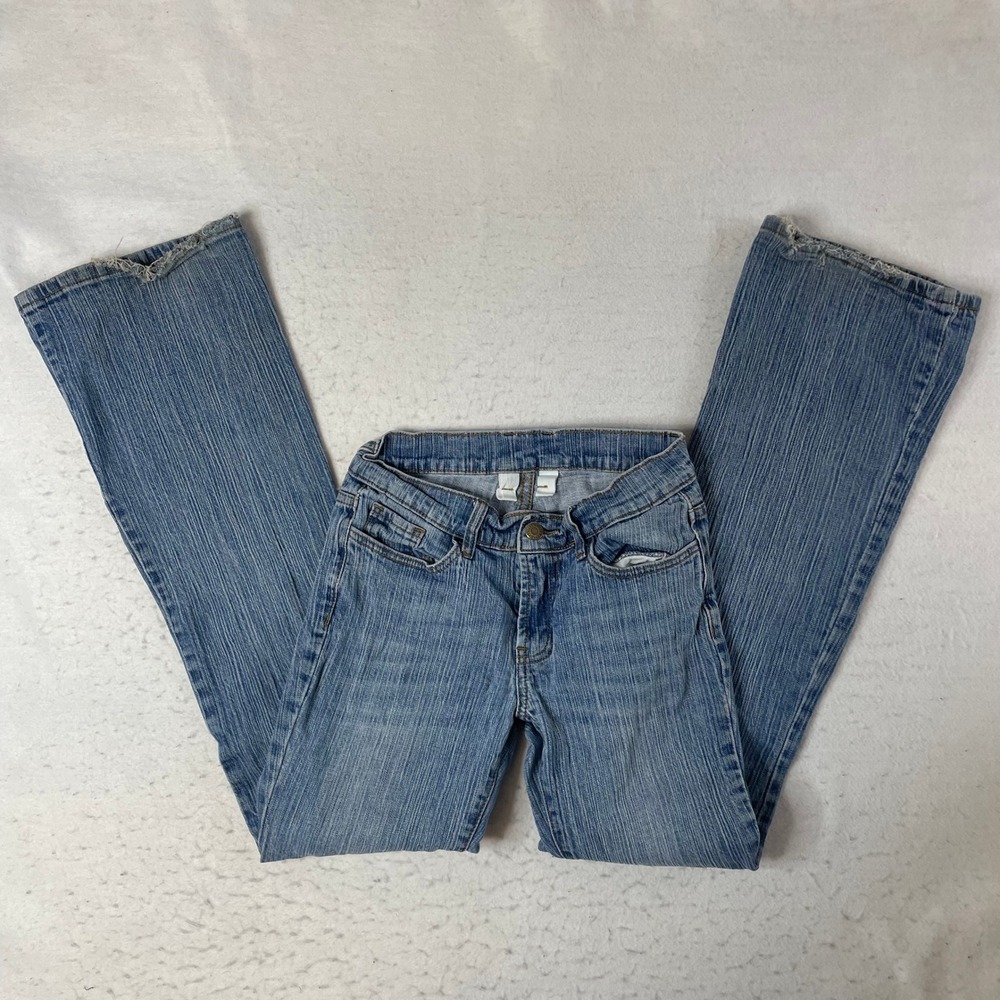 J Galt / Brandy Melville Jeans Womens Size S Blue Flare Low Rise Stretch Denim